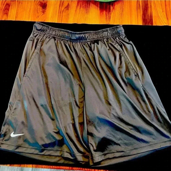 Nike Other - Nike Dri-Fit Basketball Shorts Men's Size L Charcoal Grey‎ with White Swoosh